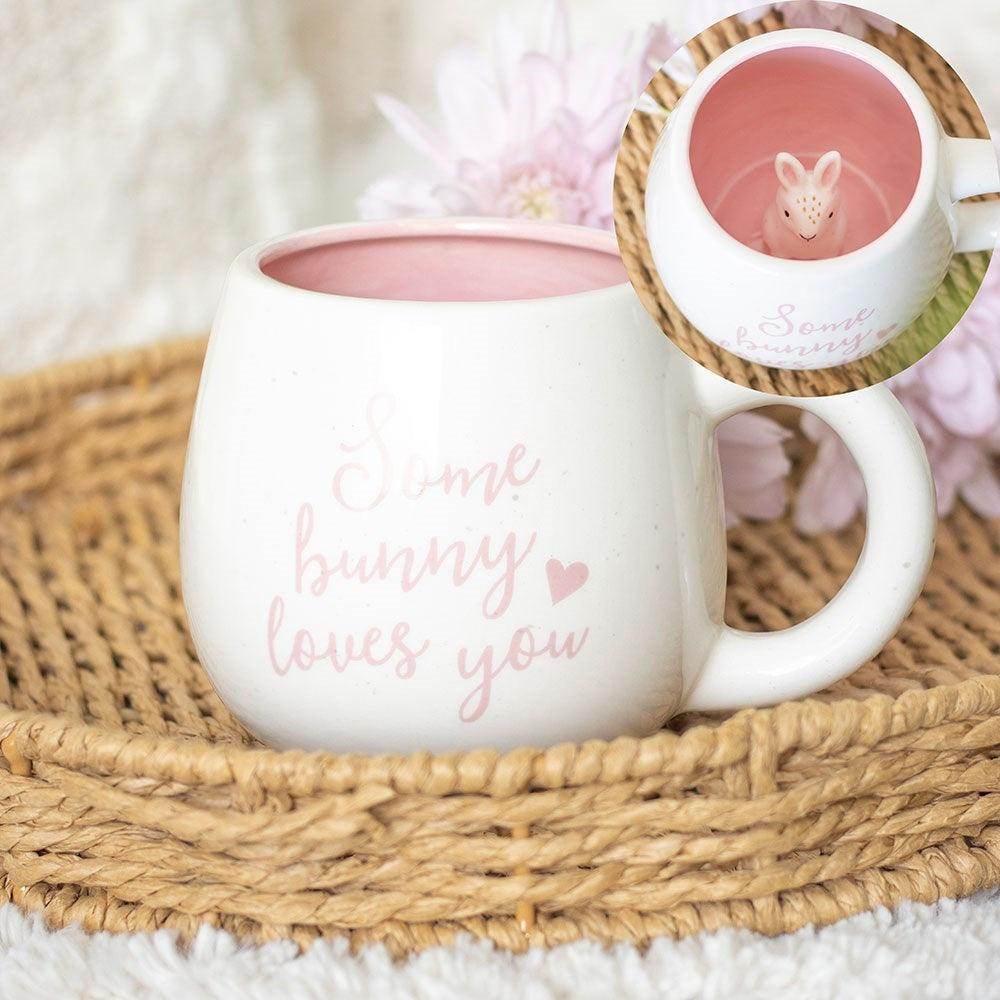 Some Bunny Loves You Peekaboo Mug - Precious Wax Sanctuary