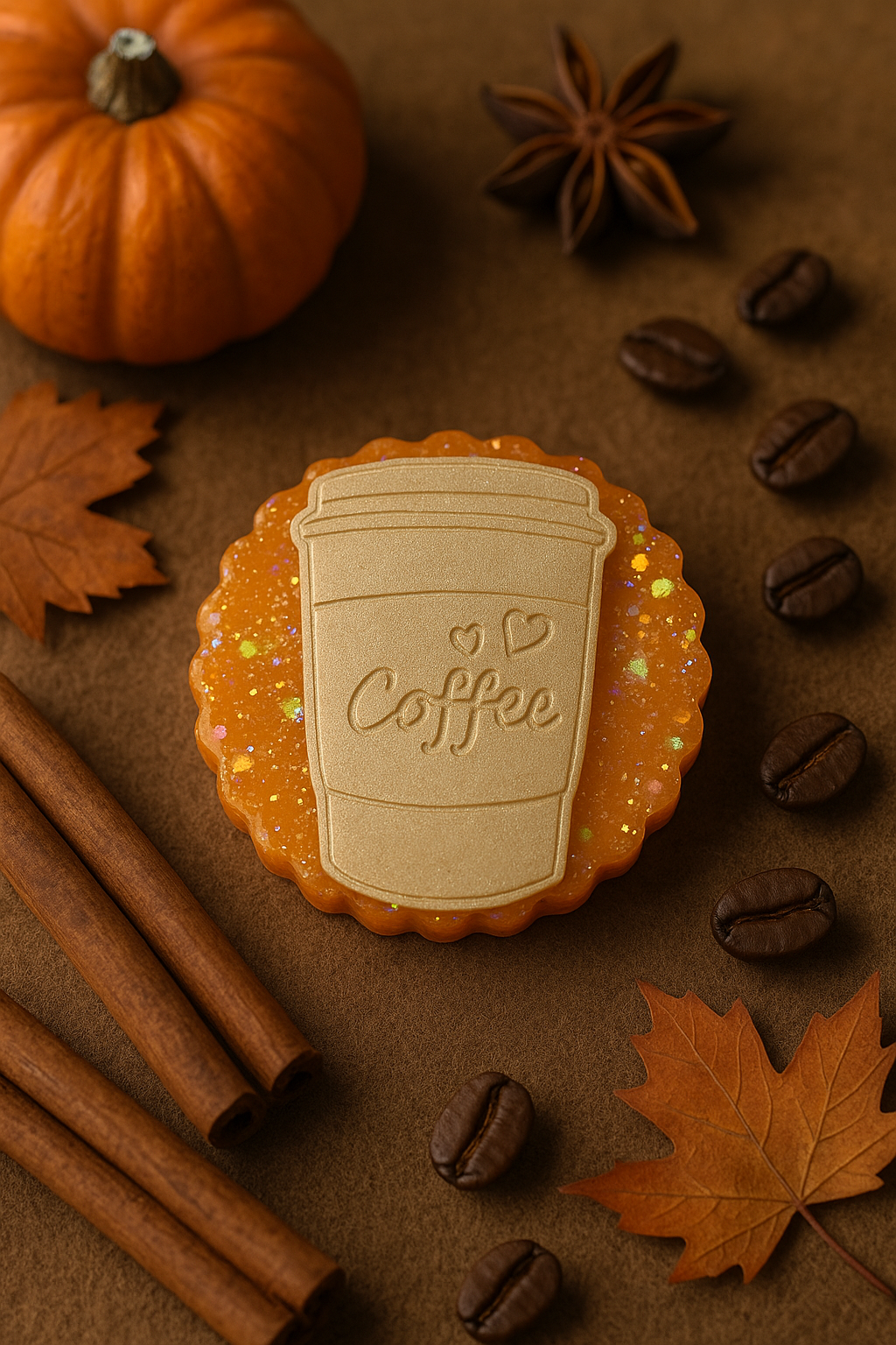 Spiced Pumpkin Latte Wax Melt Slab