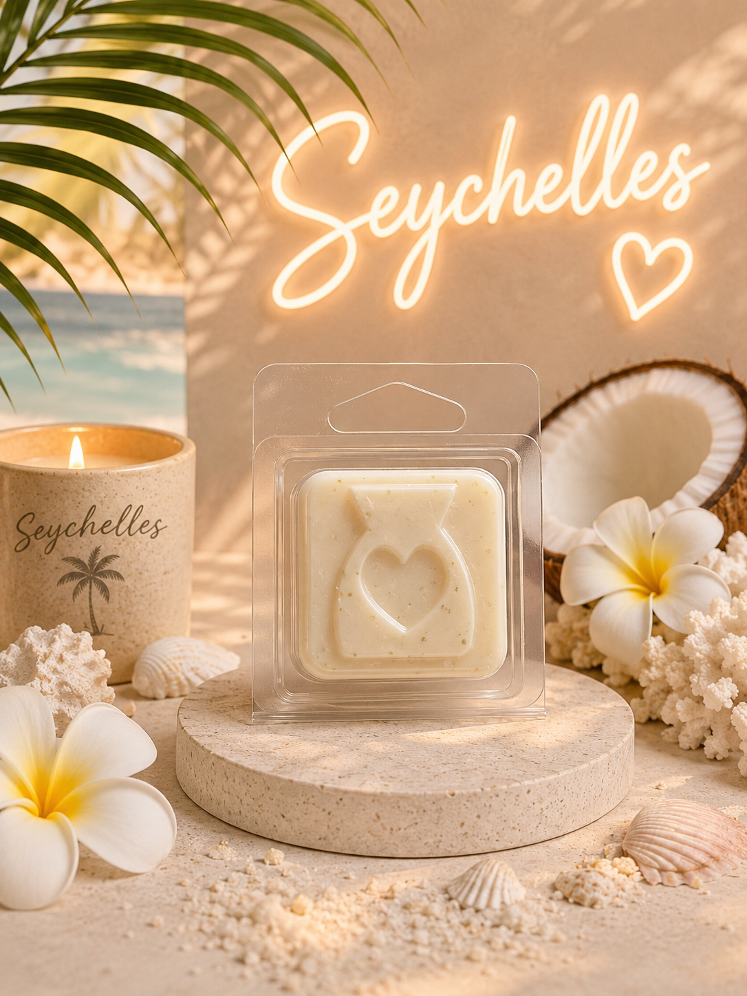 Seychelles Wax Melt Sample | Strong Scented Soy Wax Melts UK