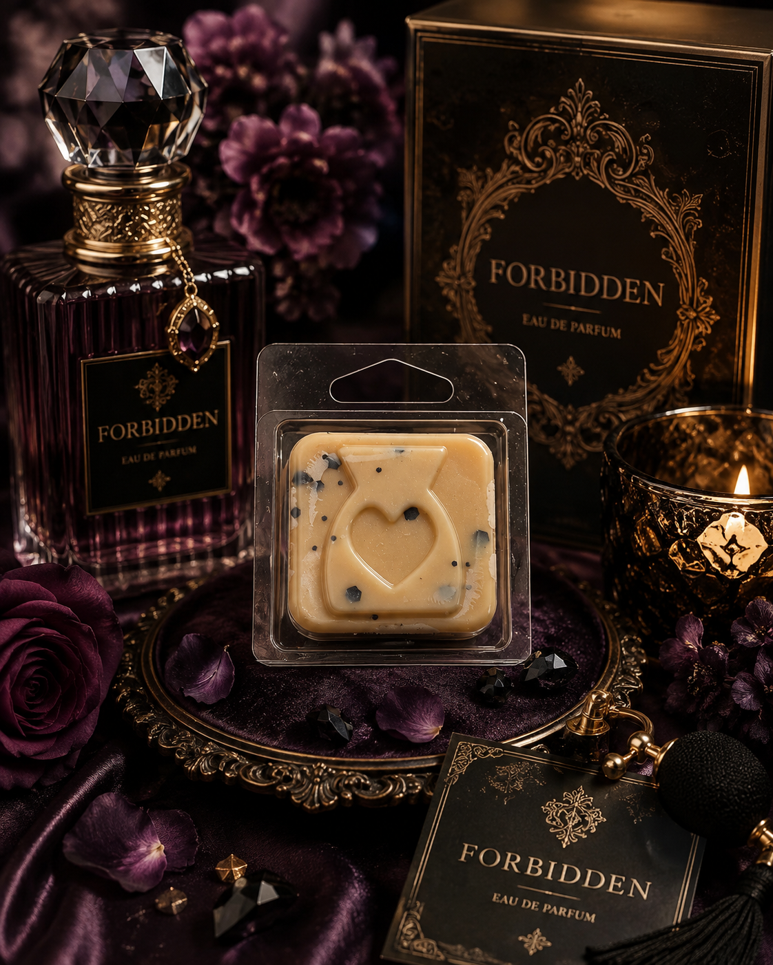 Forbidden Wax Melt Sample | Strong Scented Soy Wax Melts UK