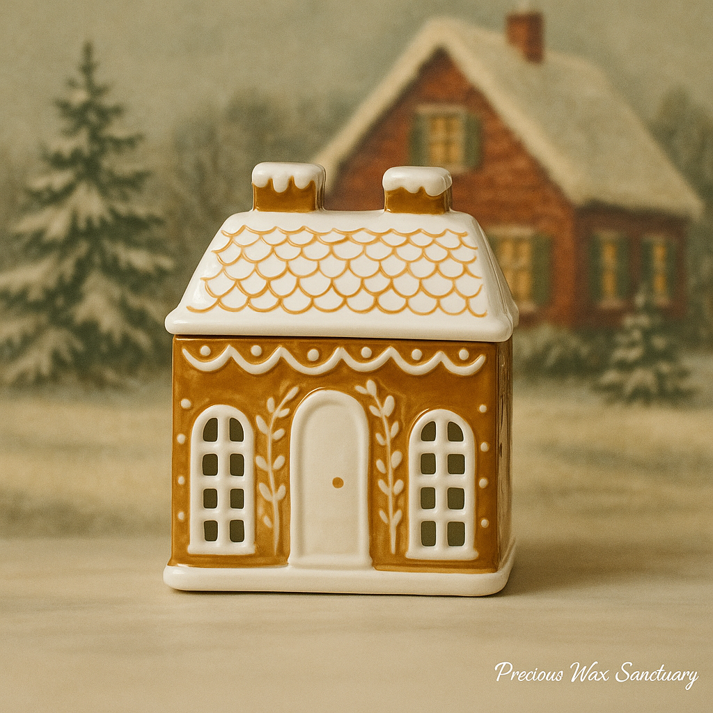 Gingerbread House Ceramic Burner