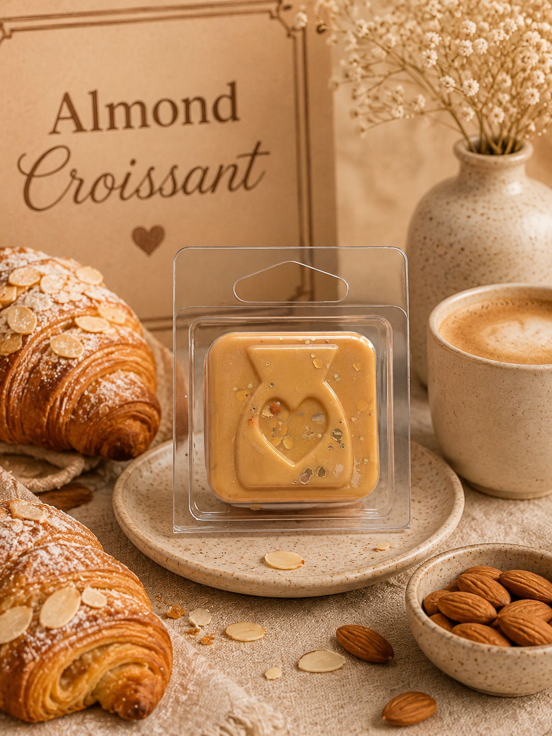 Almond Croissant Wax Melt Sample