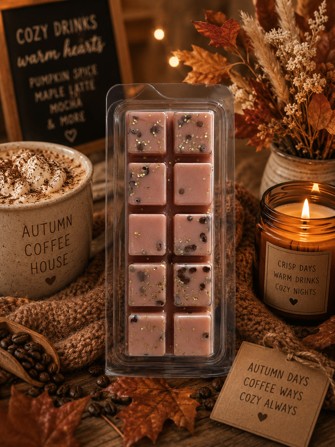 Autumn Coffee House Wax Melt Bar
