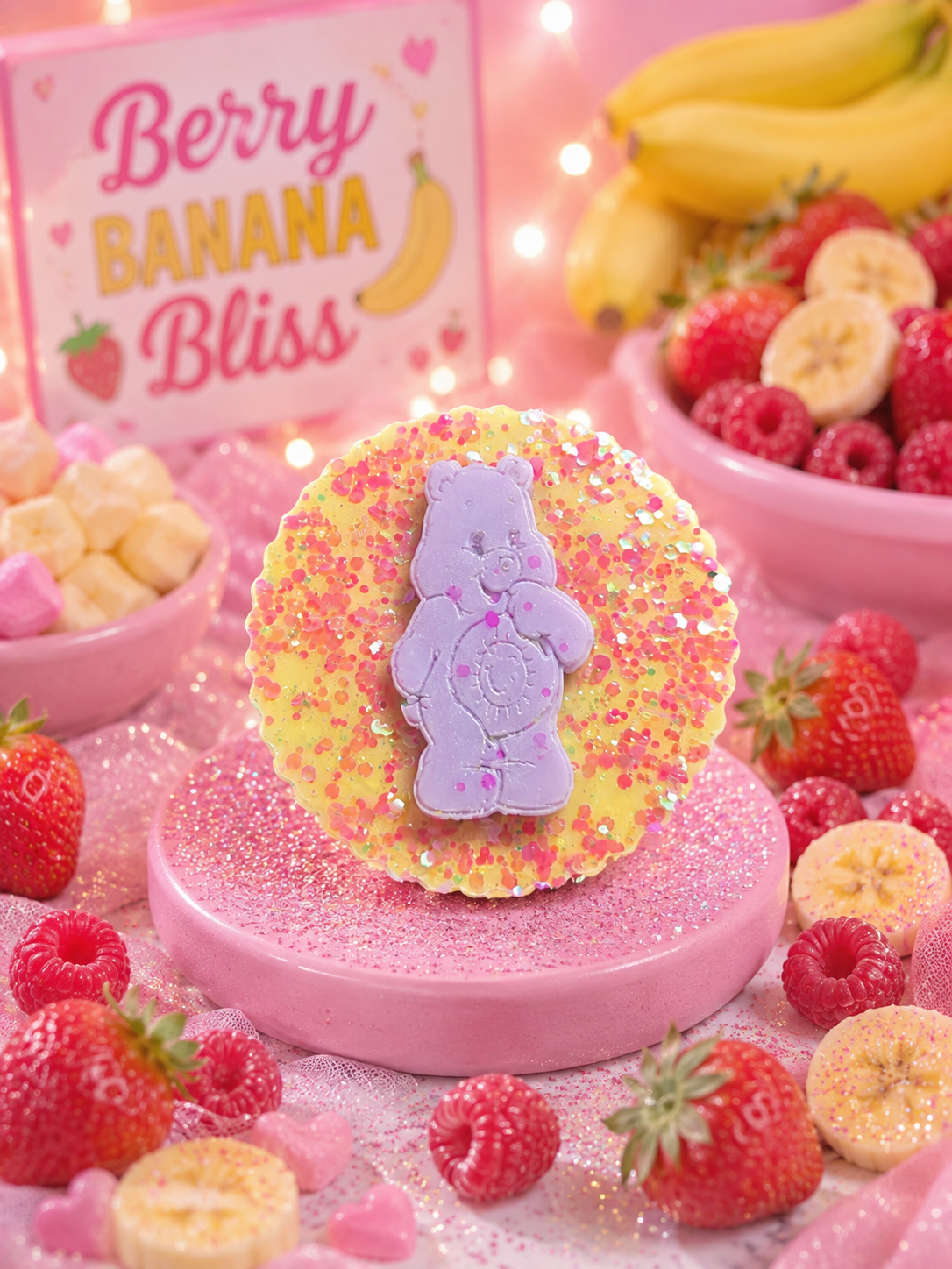 Berry Banana Bliss Wax Melt Shape | Strong Scented Soy Wax Melts UK