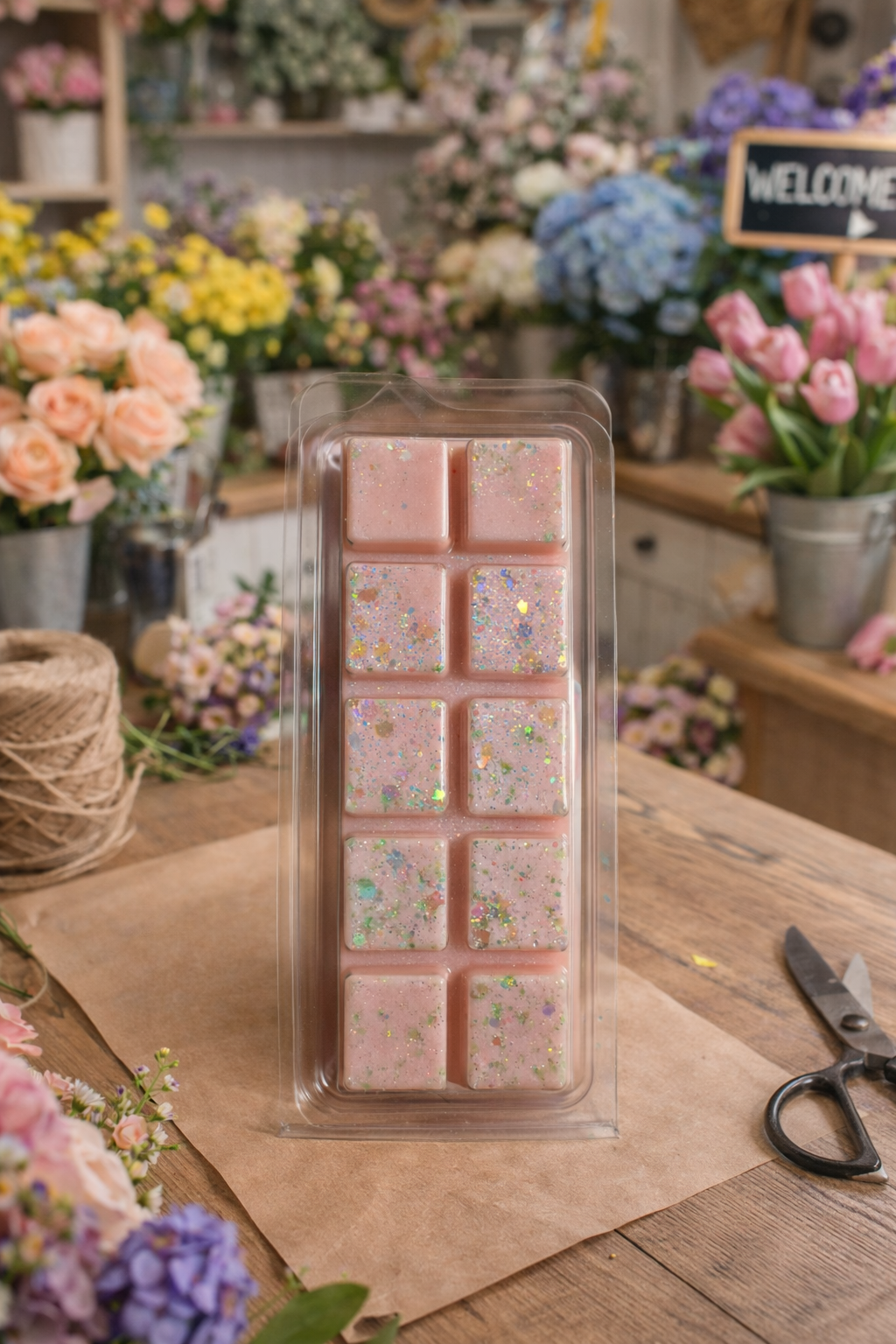 Flower Shop Wax Melt | Strong Scented Soy Wax Melts UK