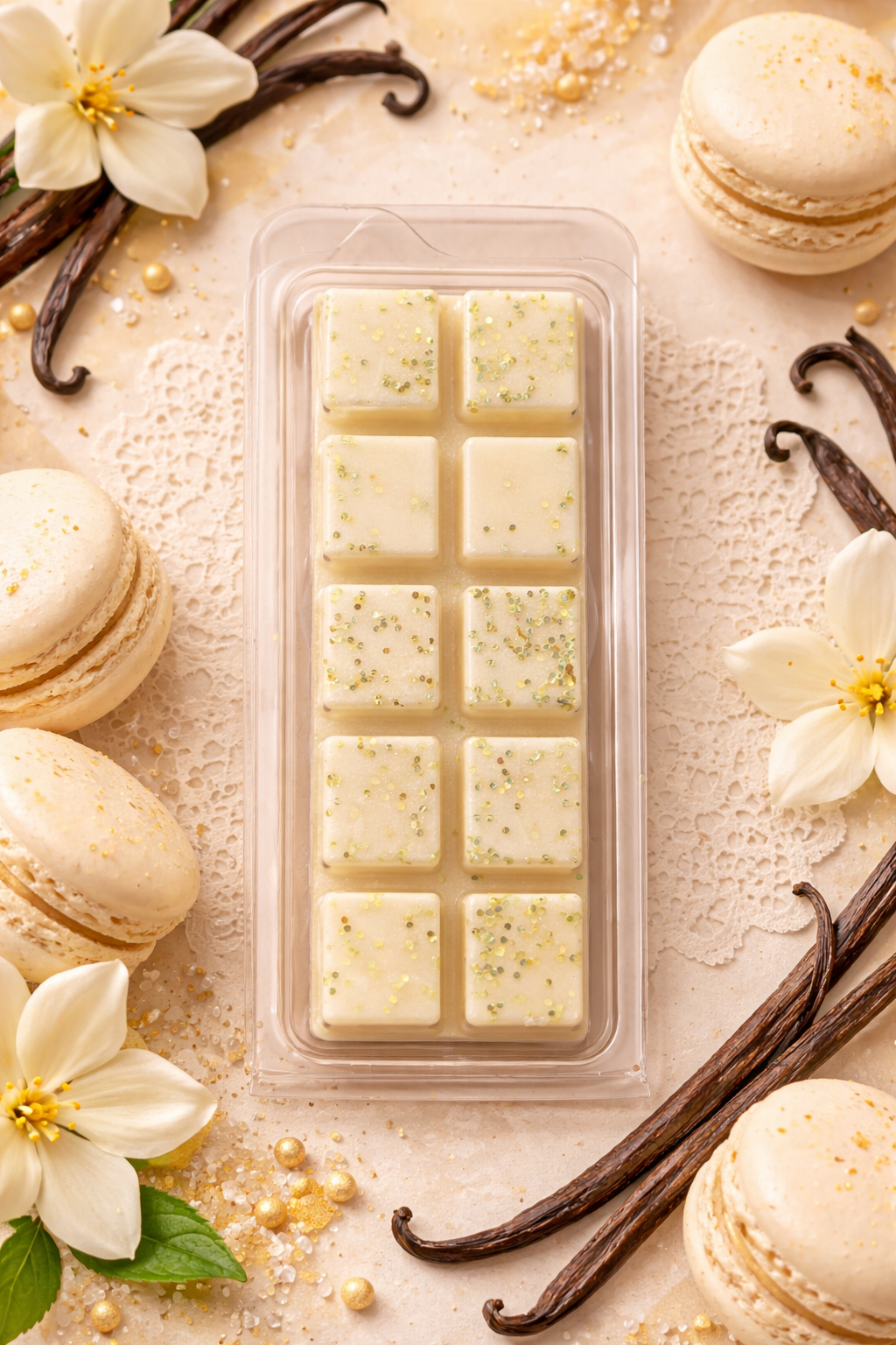 Vanilla Macaroon Wax Melt | Strong Scented Soy Wax Melts UK
