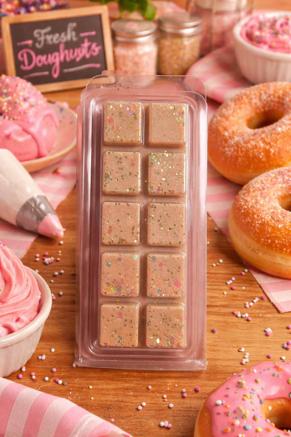 Warm Doughnuts Wax Melt | Strong Scented Soy Wax Melts UK