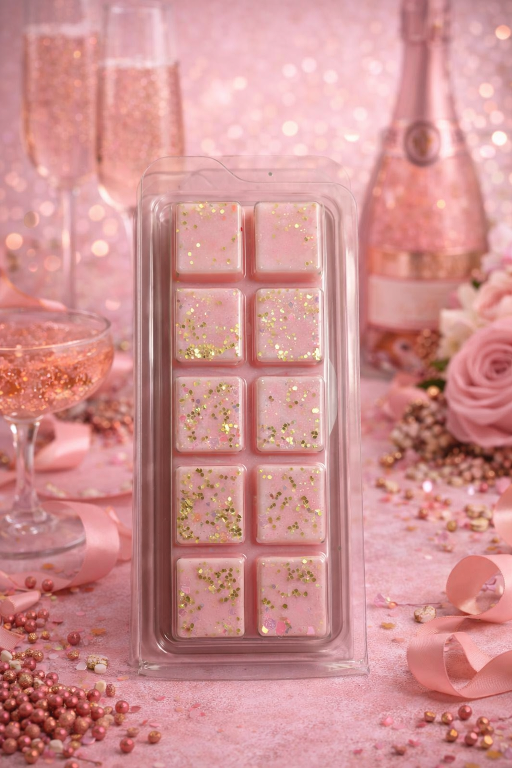 Pink Champagne Wax Melt Bar