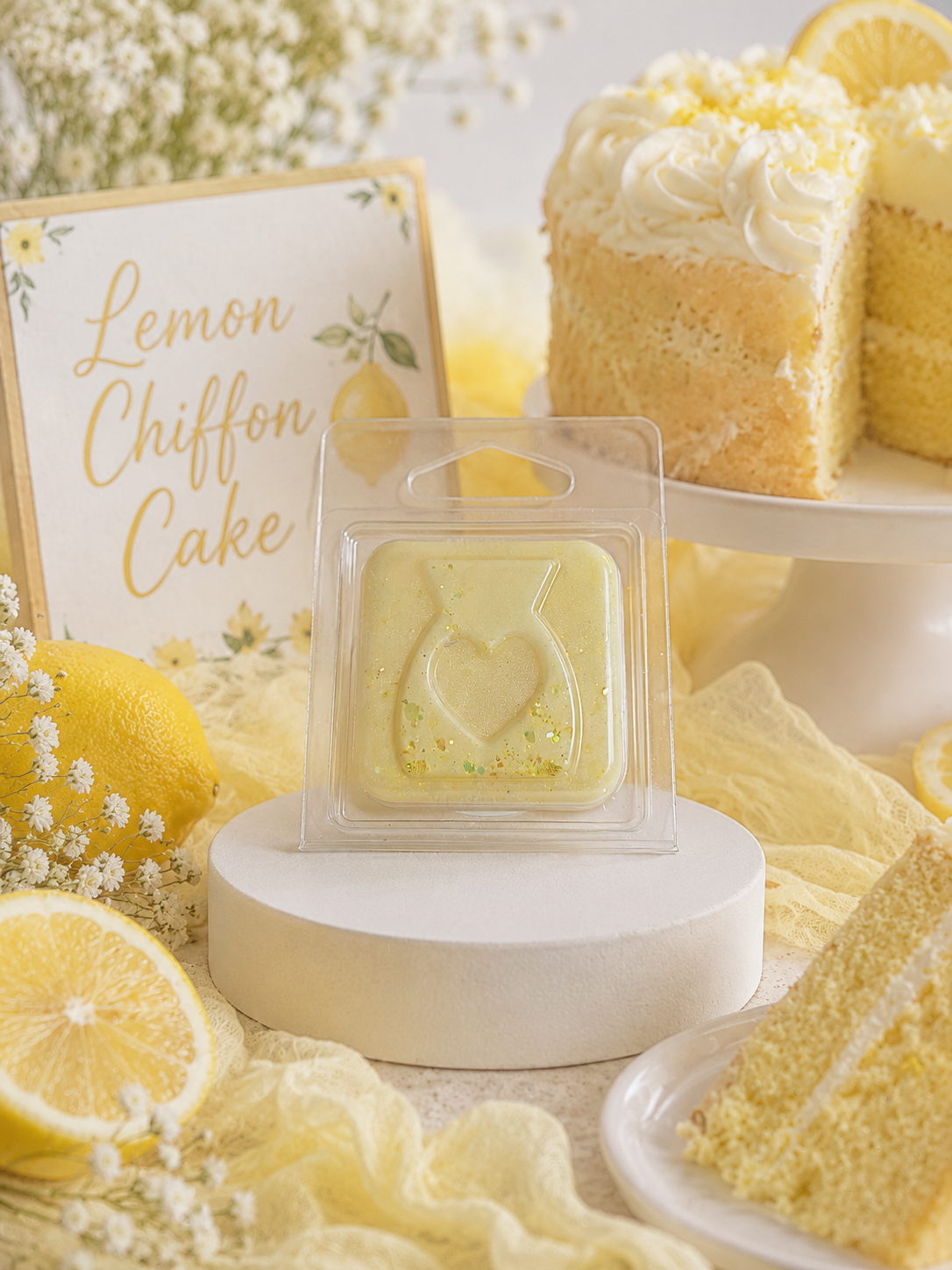 Lemon Chiffon Cake Wax Melt Sample
