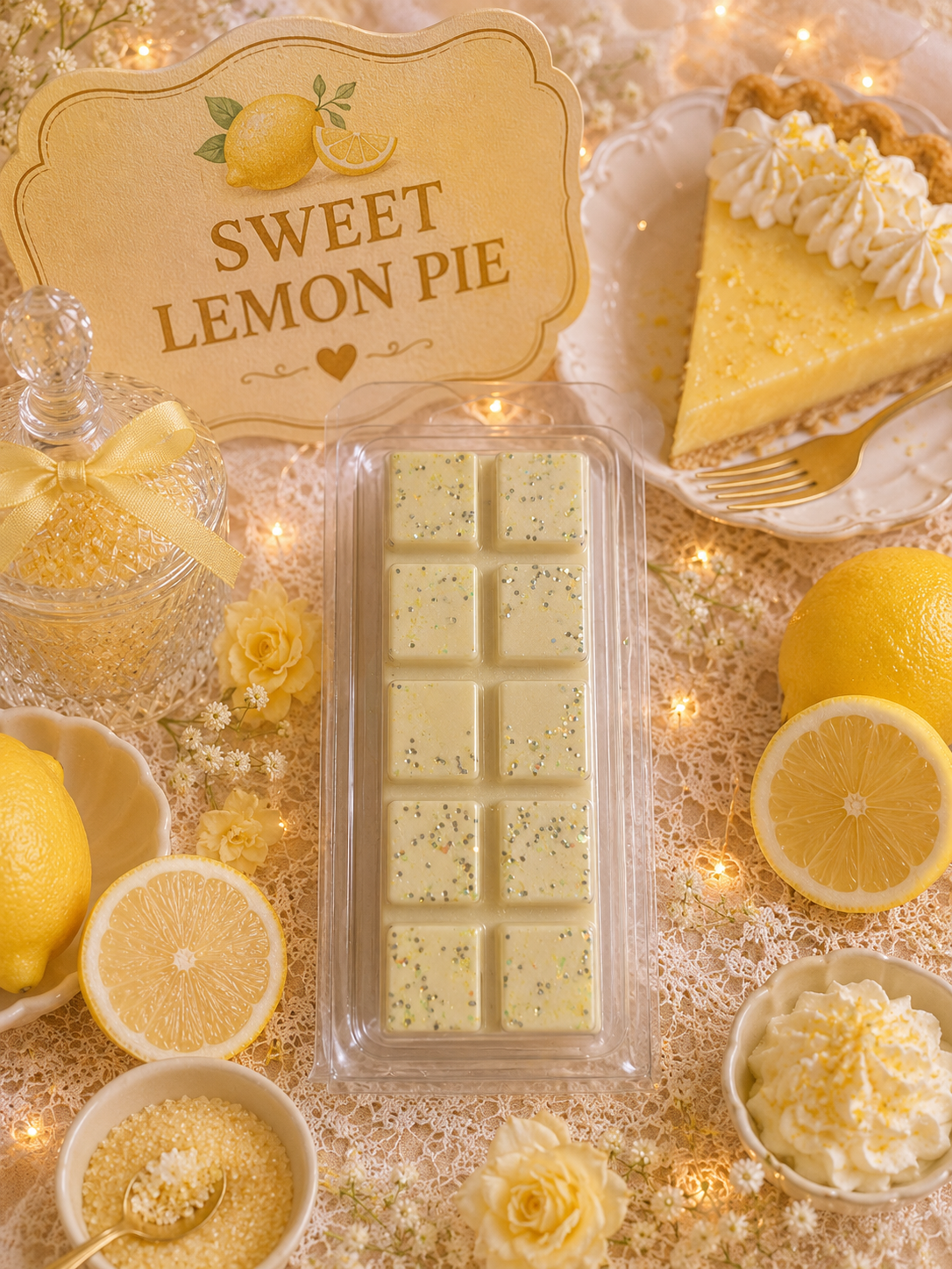 Sweet Lemon Pie Wax Melt Bar