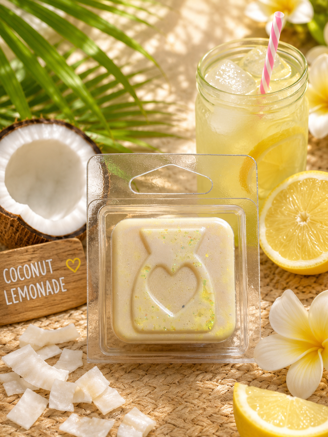Coconut Lemonade Wax Melt Sample