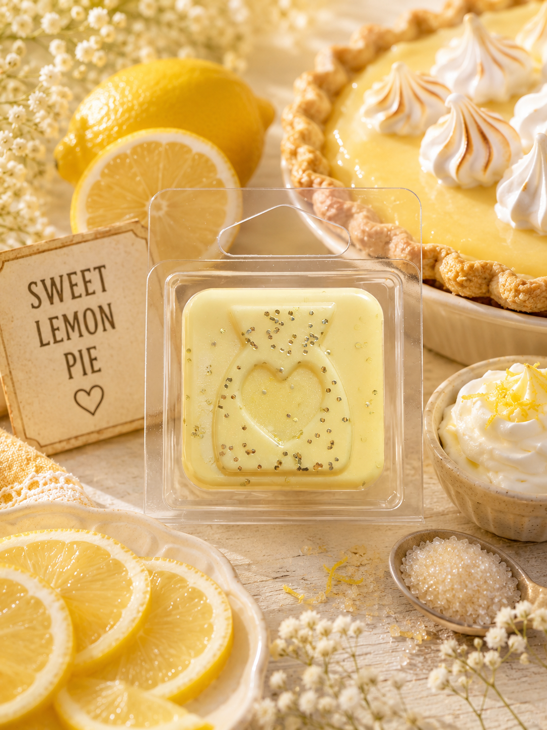 Sweet Lemon Pie Wax Melt Sample