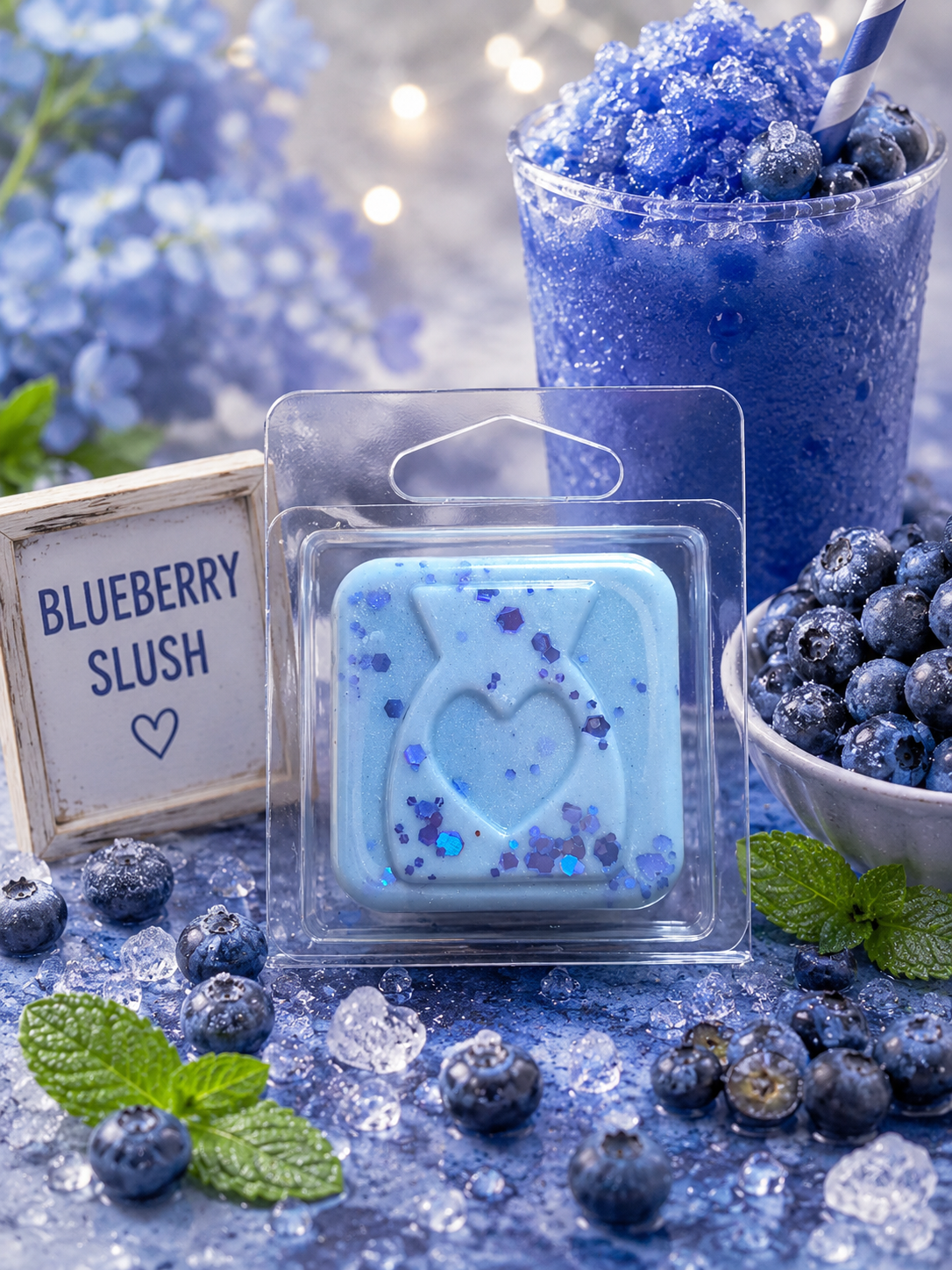 Blueberry Slush Wax Melt Sample