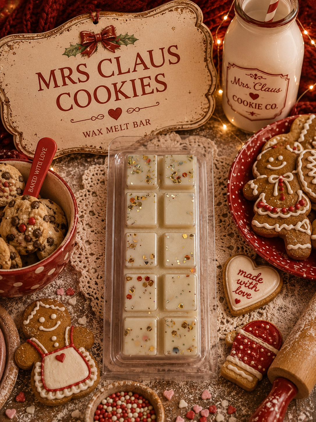 Mrs Claus Cookies Wax Melt Bar