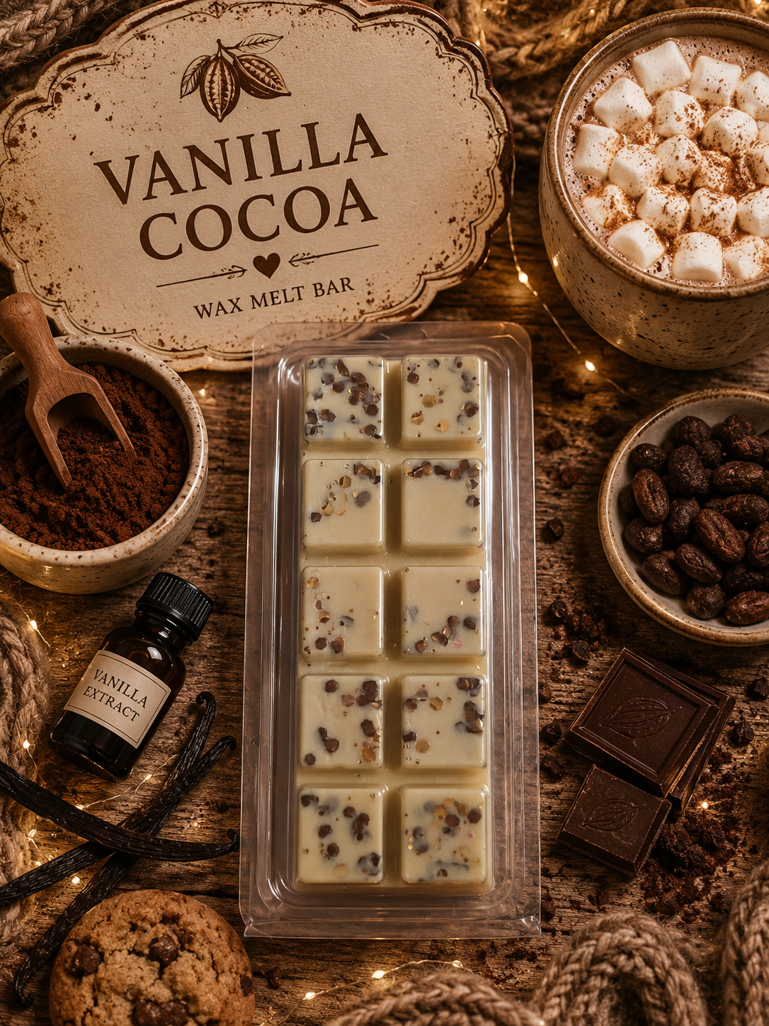 Vanilla Cocoa Wax Melt Bar