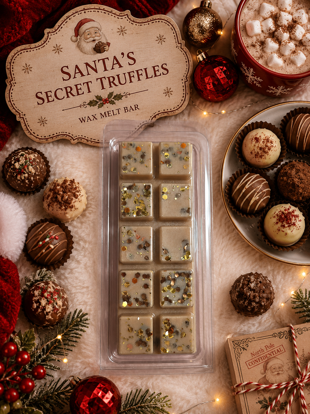 Santa's Secret Truffles Wax Melt Bar