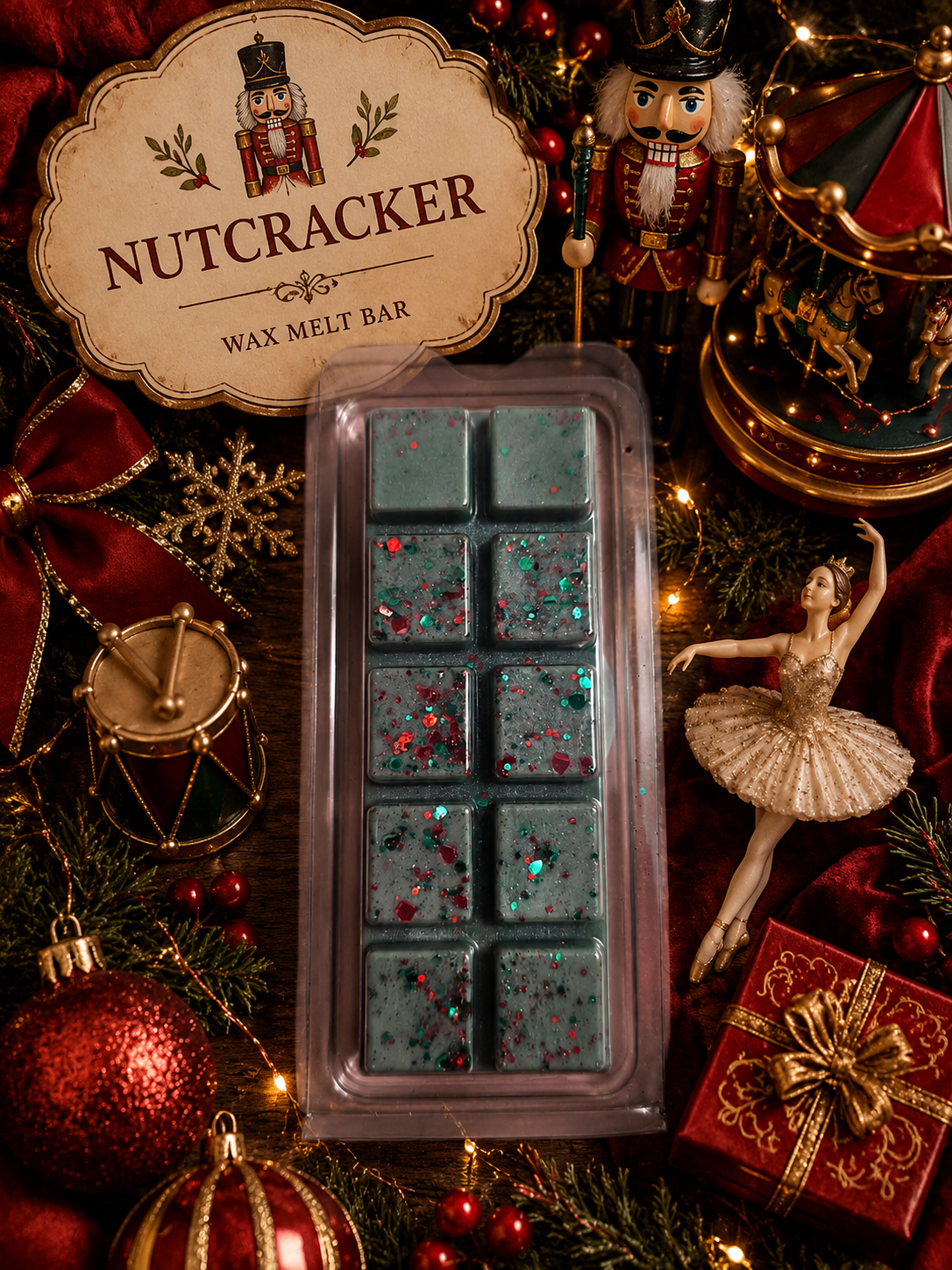 Nutcracker Wax Melt Bar