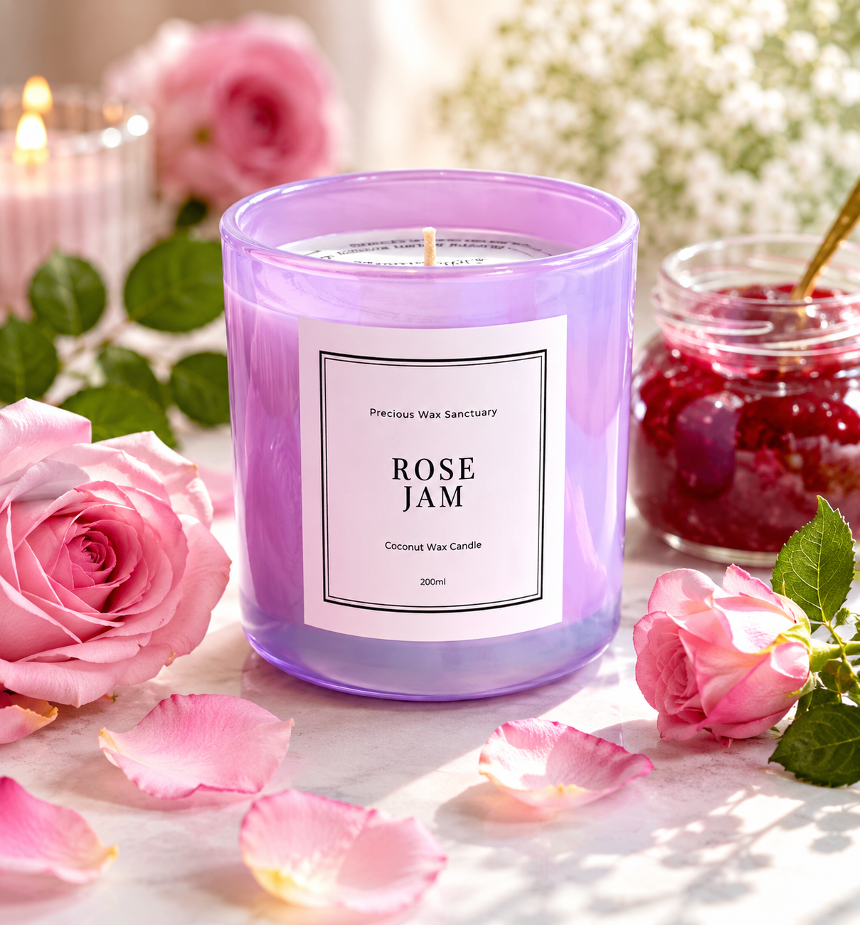 Rose Jam Candle - 20cl