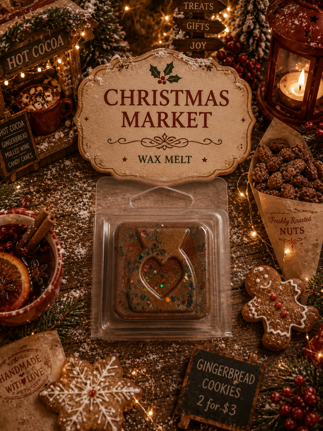 Christmas Market Wax Melt Sample