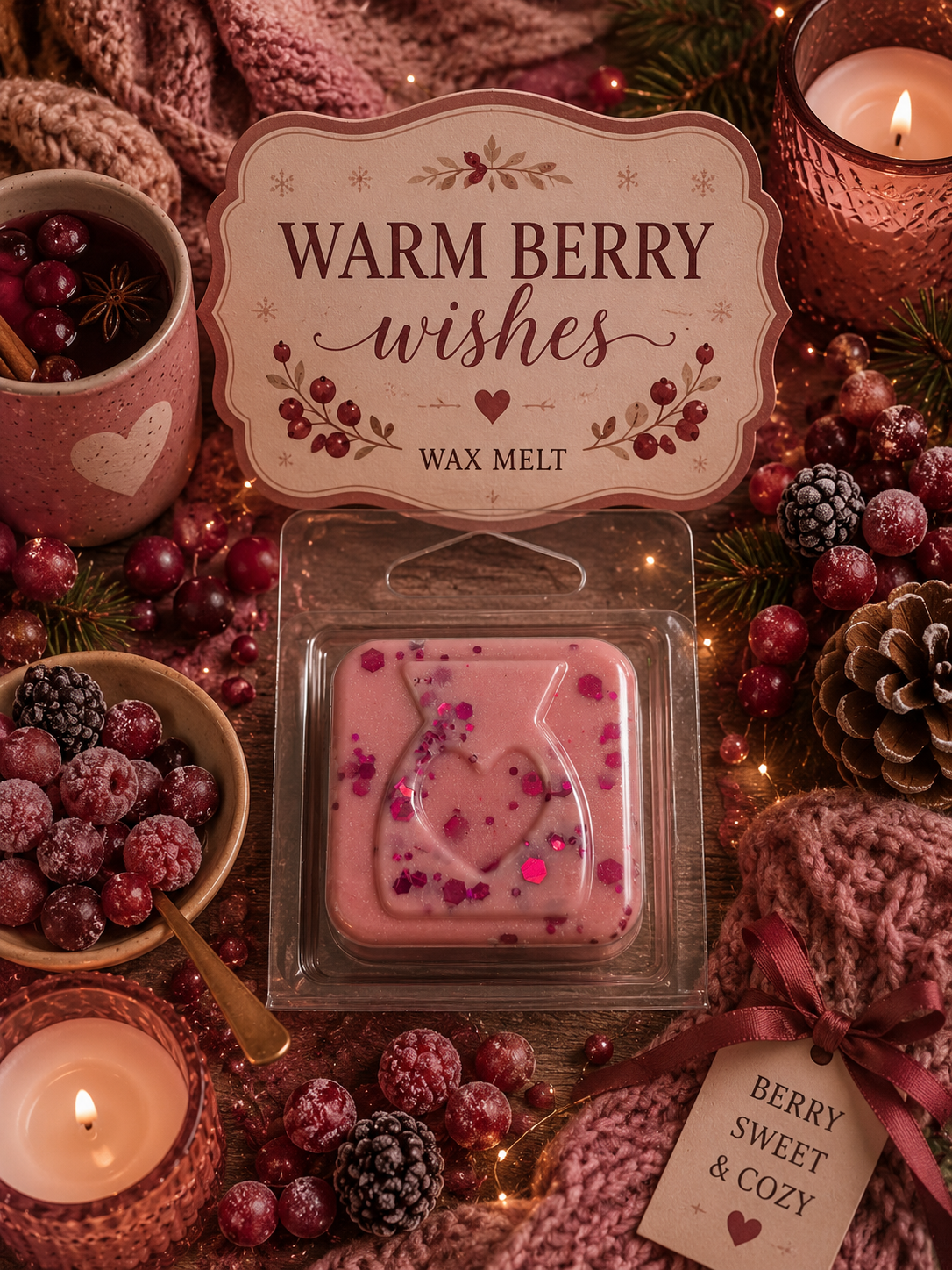 Warmberry Wishes Wax Melt Sample