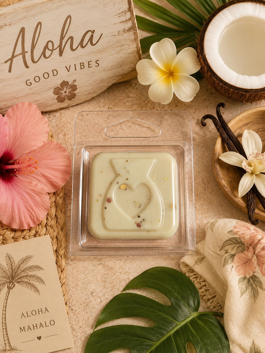 Aloha Vanilla Wax Melt Sample