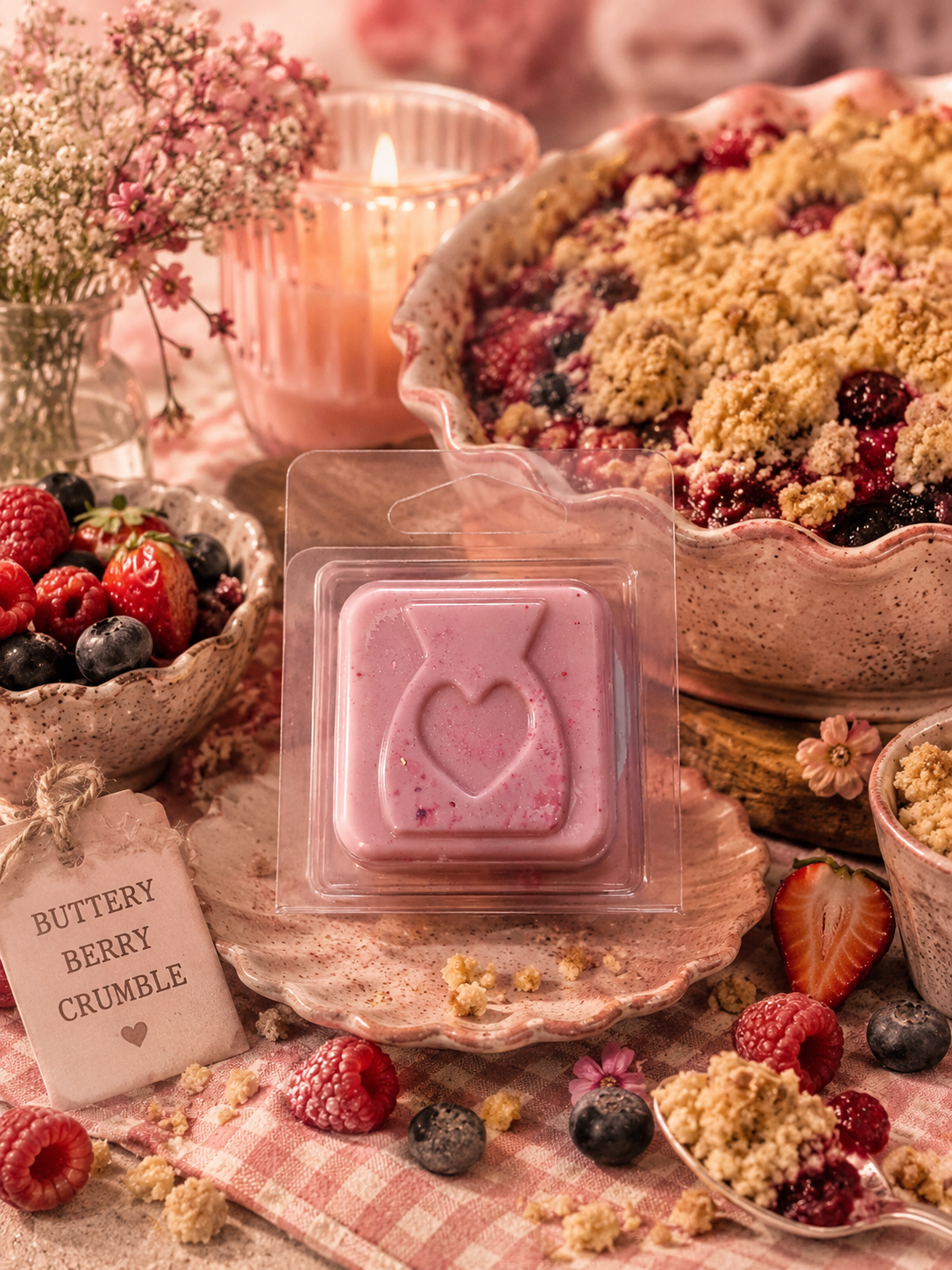 Buttery Berry Crumble Wax Melt Sample