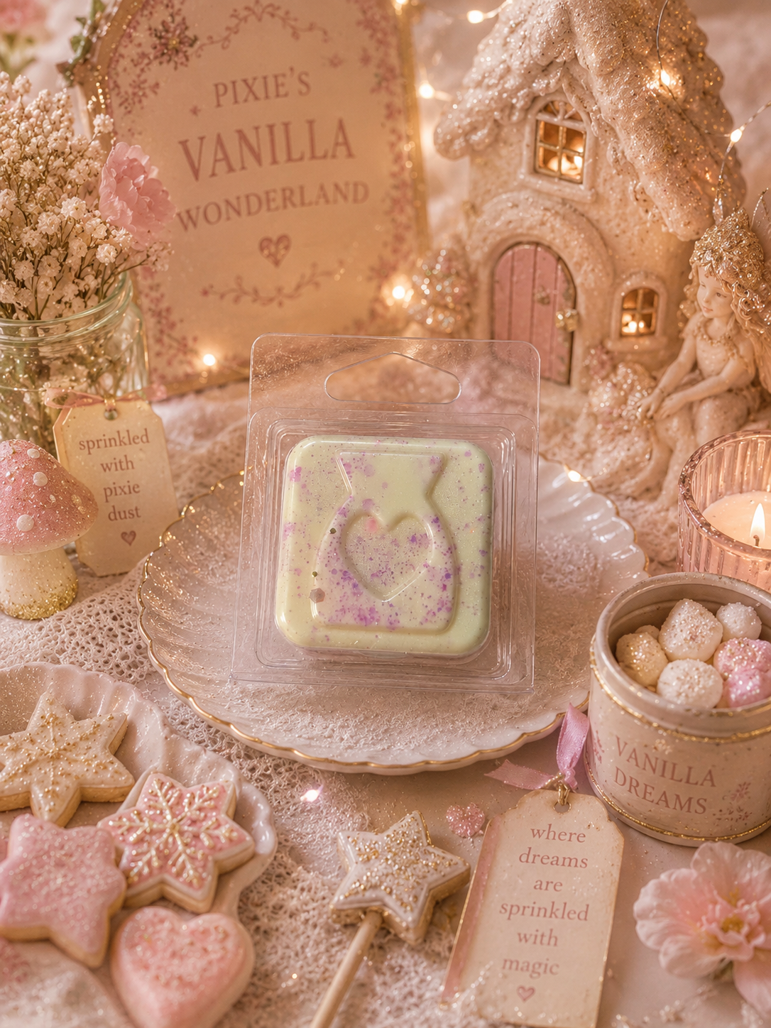 Pixie’s Vanilla Wonderland Wax Melt Sample