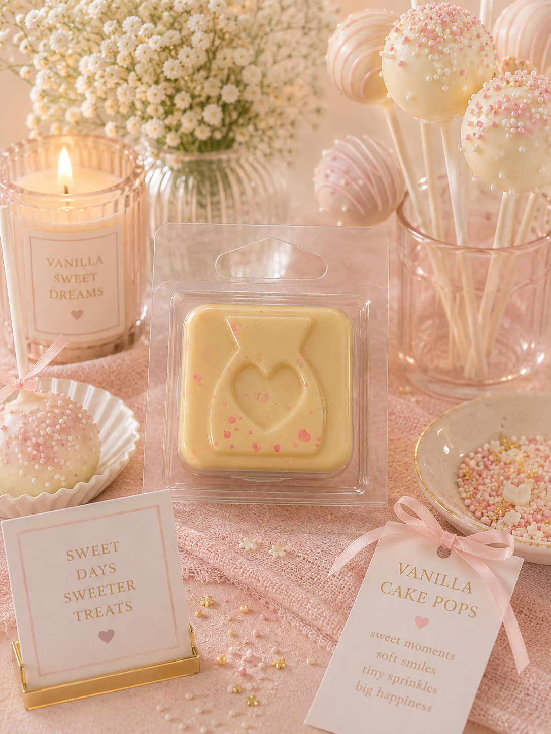 Vanilla Cake Pops Wax Melt Sample