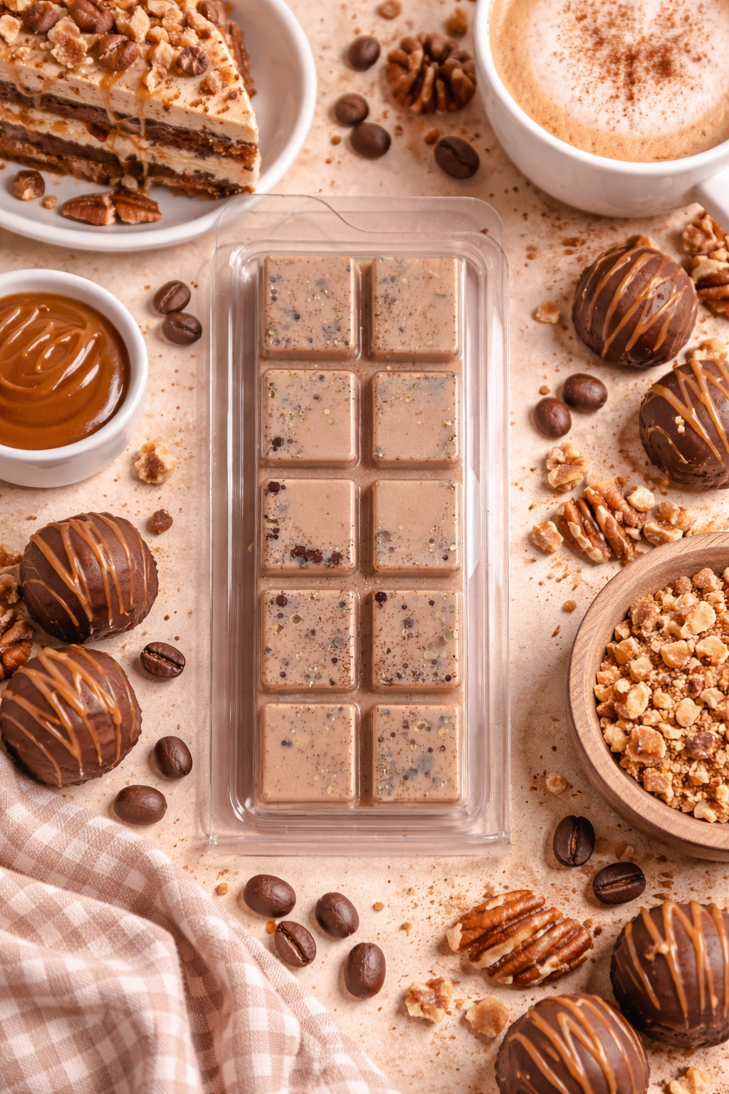Coffee and Praline Cake Wax Melt Bar