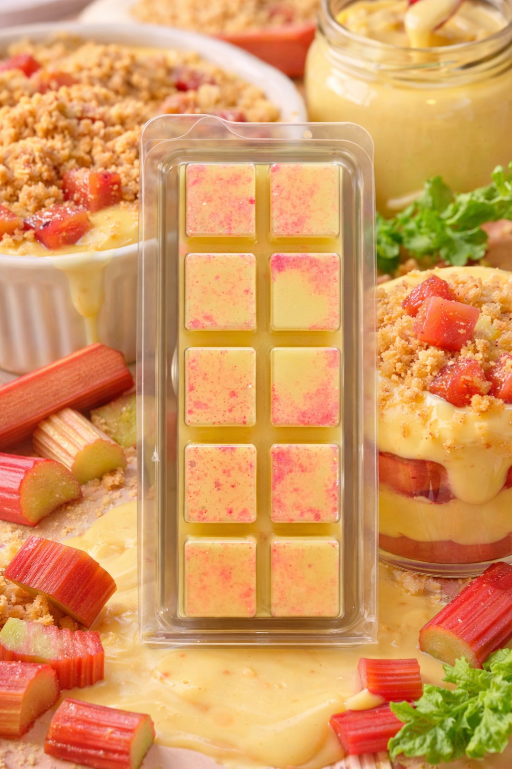 Rhubarb and Custard Wax Melt Bar