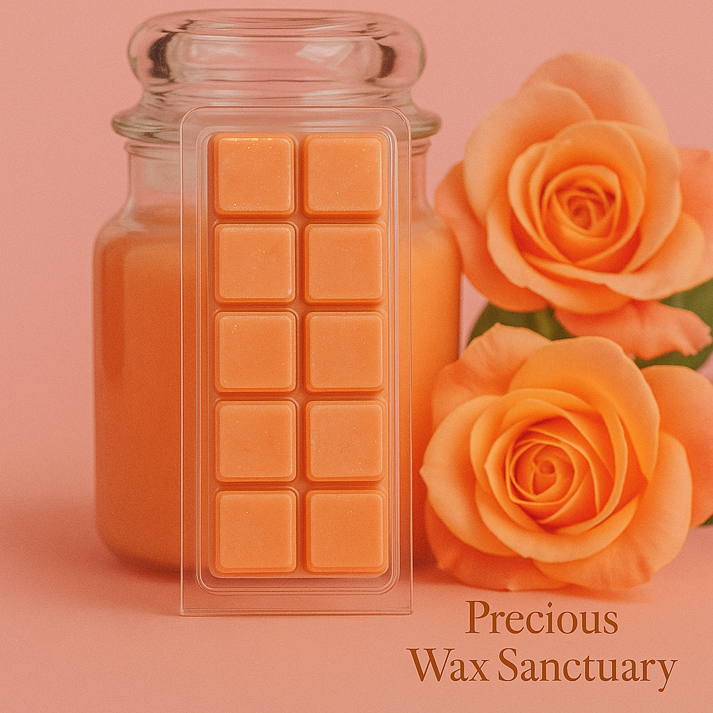 Sun-Drenched Apricot Rose Wax Melt Bar