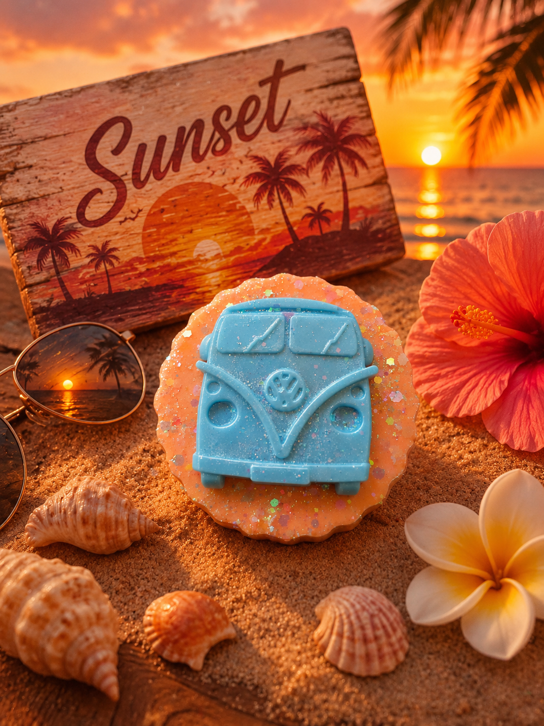Sunset Wax Melt Shape