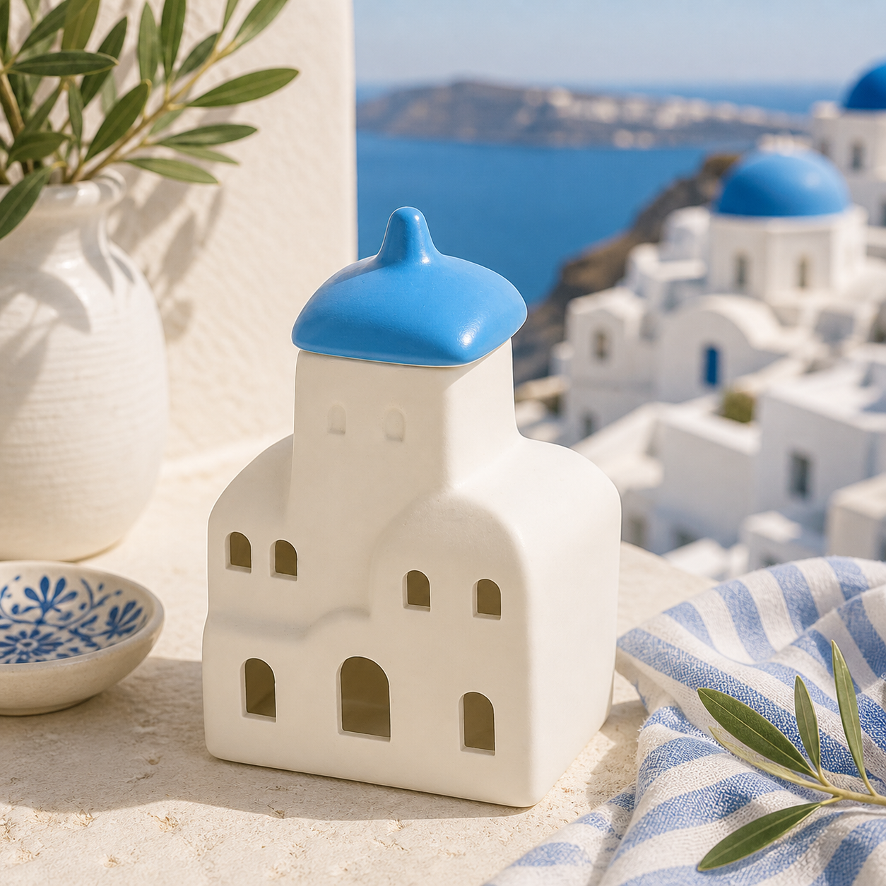 Santorini Oil Burner and Wax Warmer