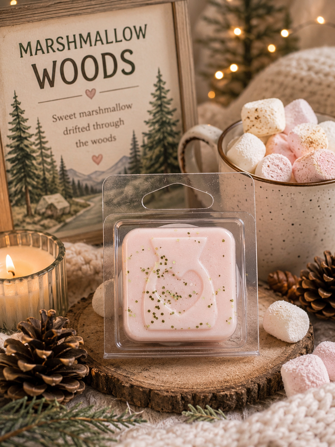 Marshmallow Woods Wax Melt Sample