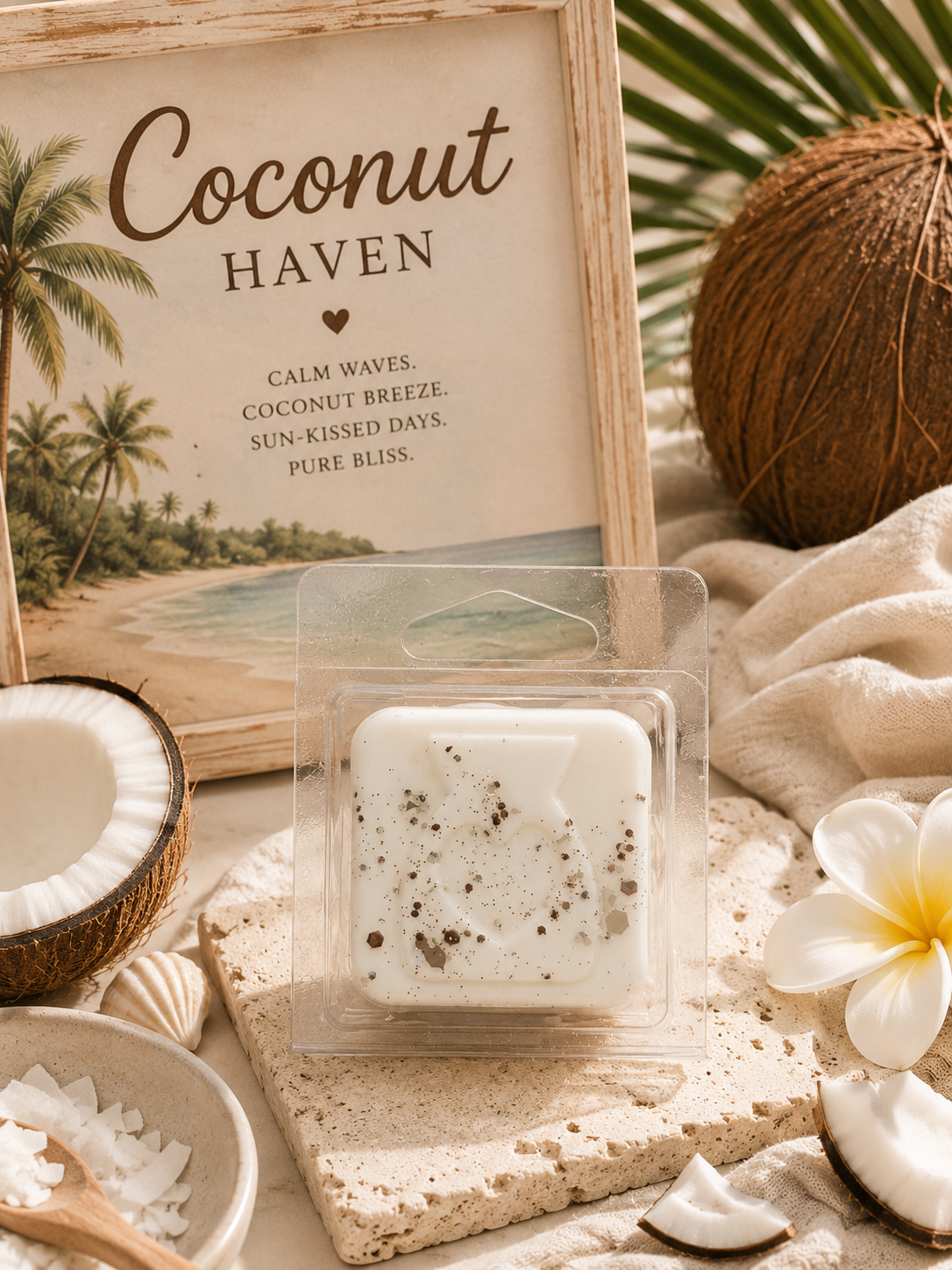 Coconut Haven Wax Melt Sample