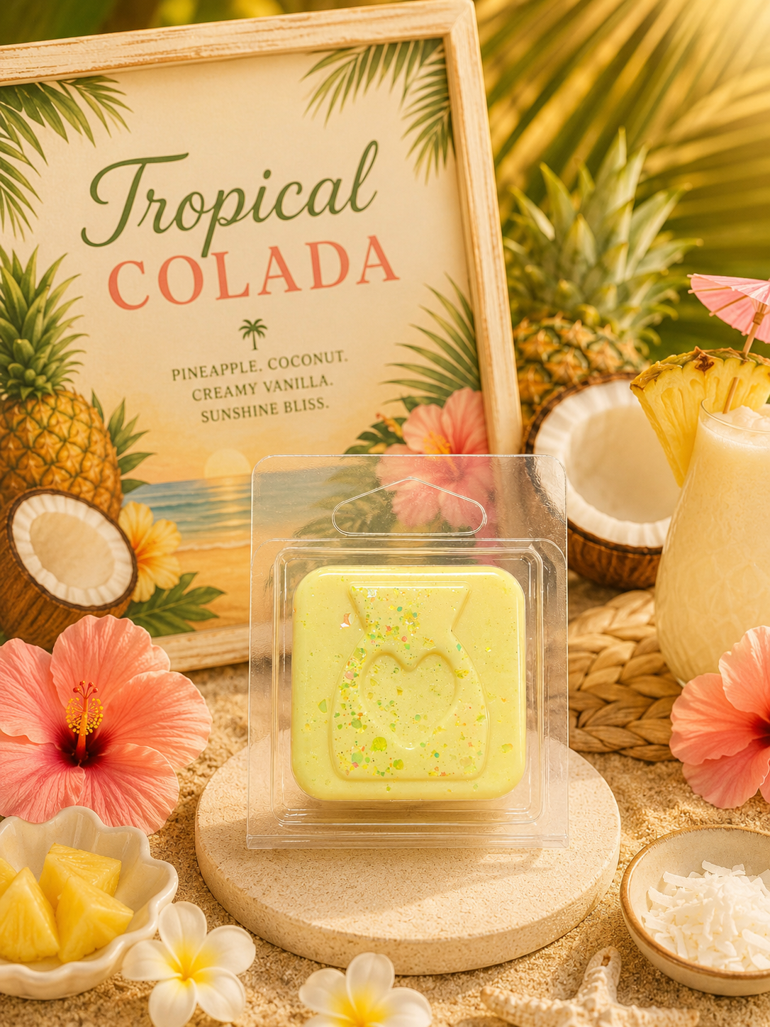 Tropical Colada Wax Melt Sample