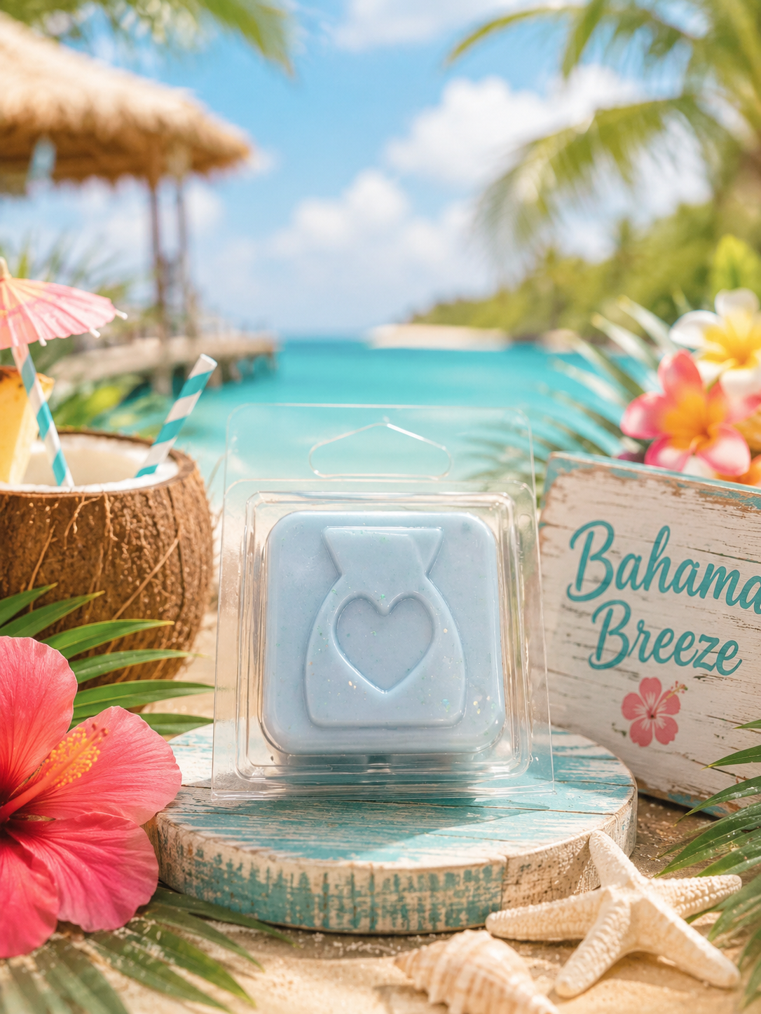 Bahama Breeze Wax Melt Sample