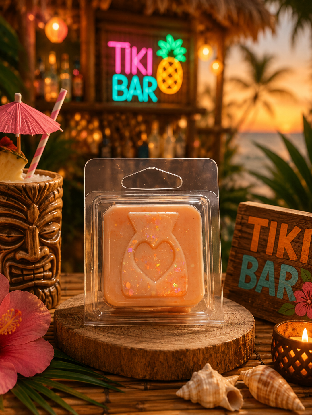 Tiki Bar Wax Melt Sample