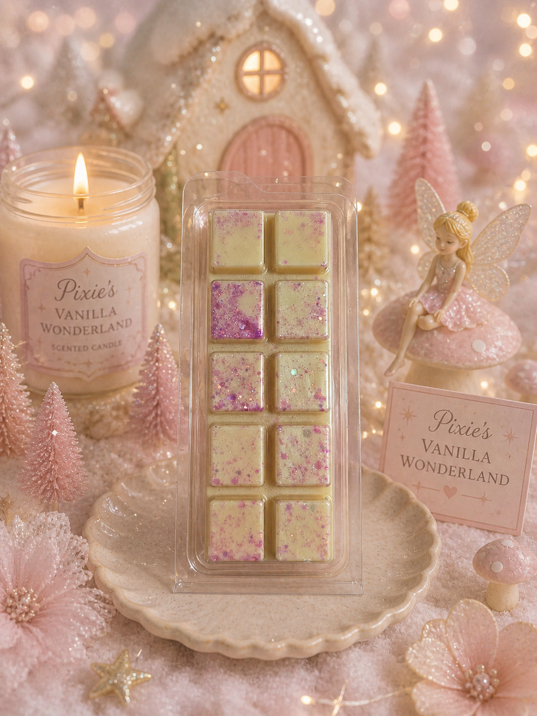 Pixie's Vanilla Wonderland Wax Melt Bar
