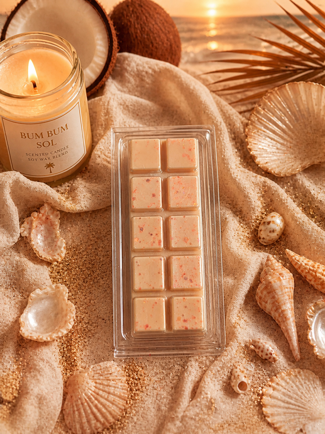 Bum Bum Sol Wax Melt | Strong Scented Soy Wax Melts UK