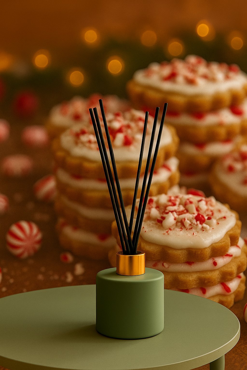 Peppermint Pinwheels Diffuser Bottle - 100ML