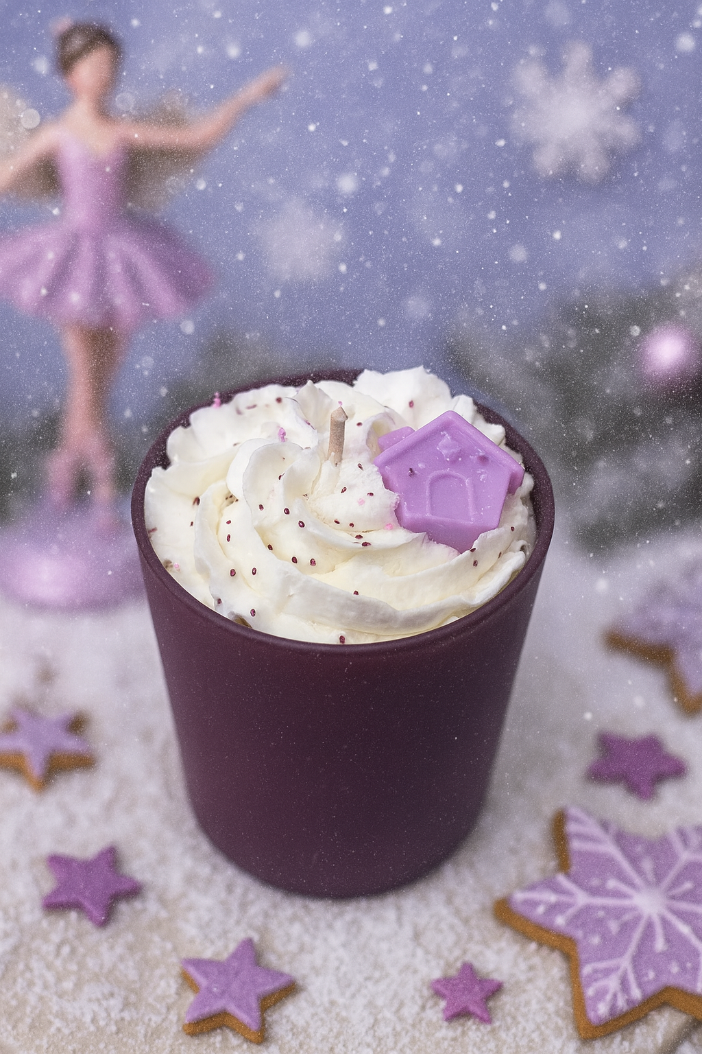 Sugar Plum Cocoa Decorative Candle