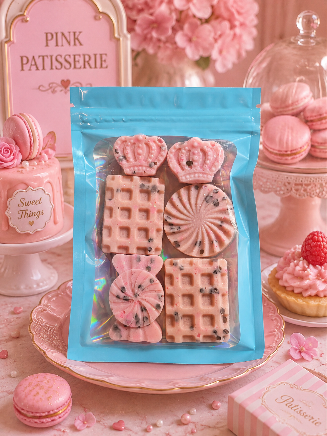 Pink Patisserie Wax Melt Shapes