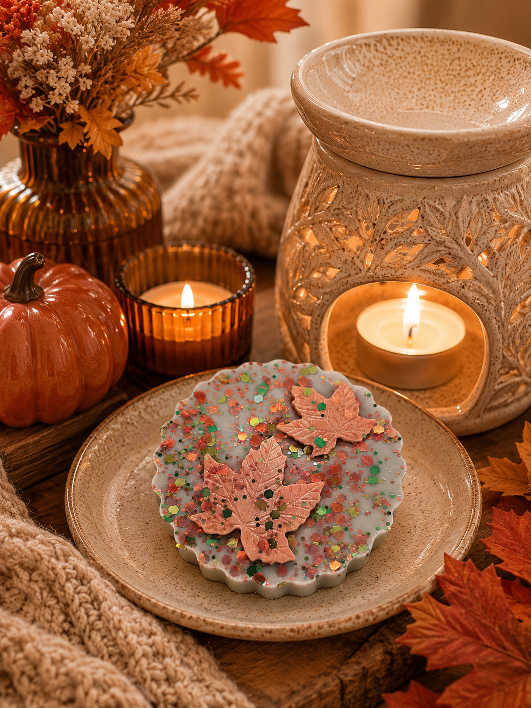 Holiday Harvest Walk Wax Melt Shape | Strong Scented Soy Wax Melts UK