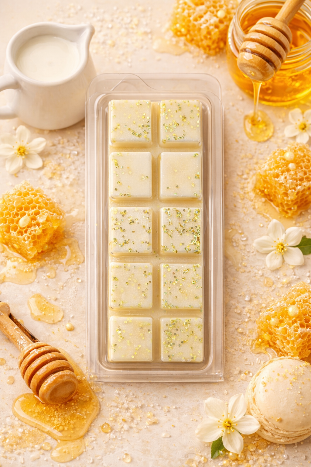 Milk and Honey Wax Melt | Strong Scented Soy Wax Melts UK