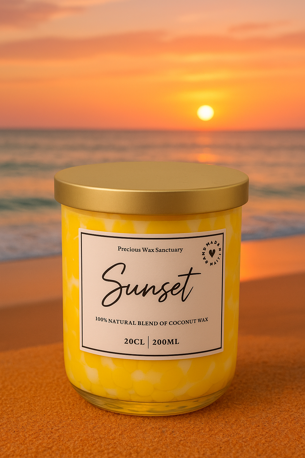 Sunset Candle