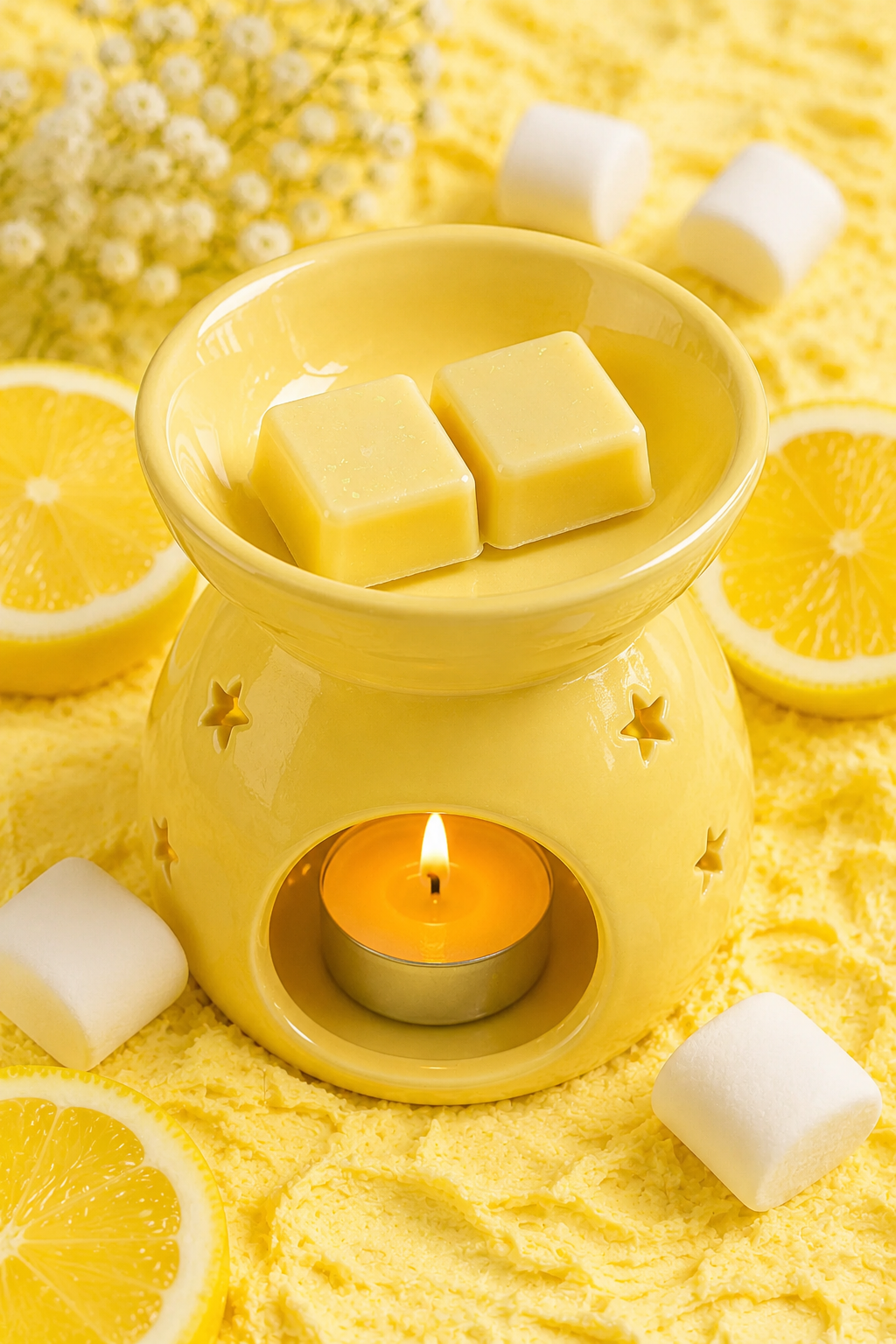 Lemon Marshmallow Buttercream Wax Melt | Strong Scented Soy Wax Melts UK