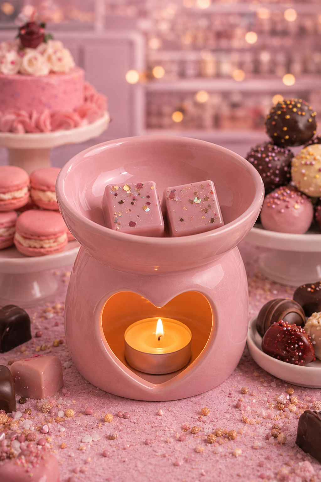 Pink Patisserie Wax Melt | Strong Scented Soy Wax Melts UK