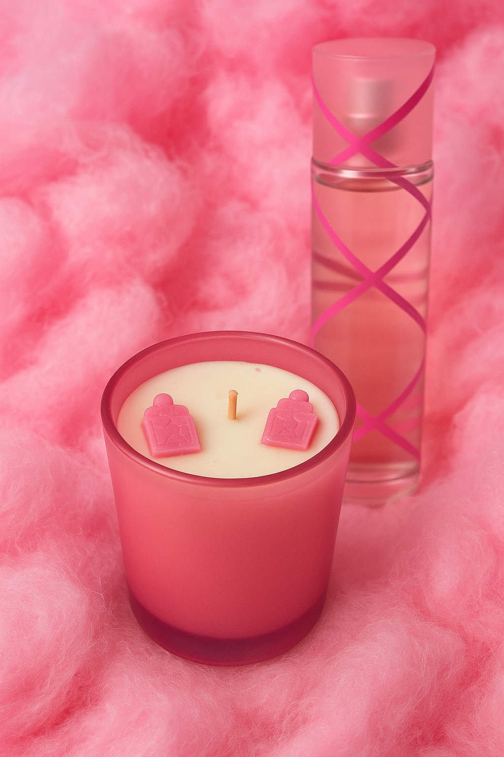 Pinky Sugar Candle