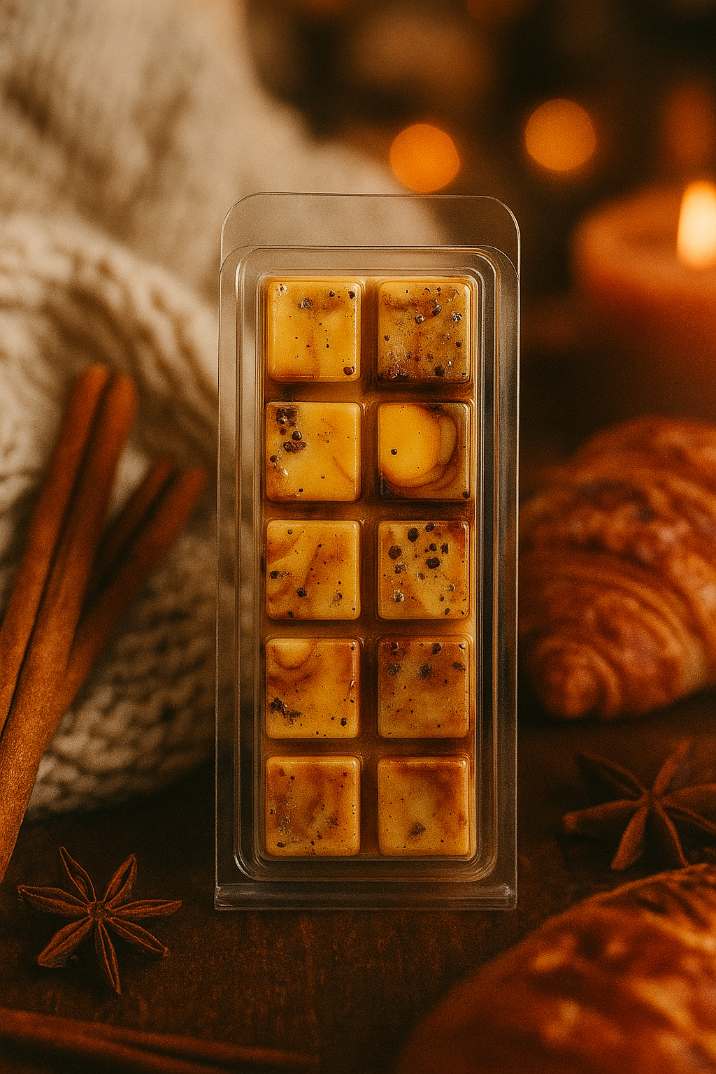 Chocolate Croissant Wax Melt Bar